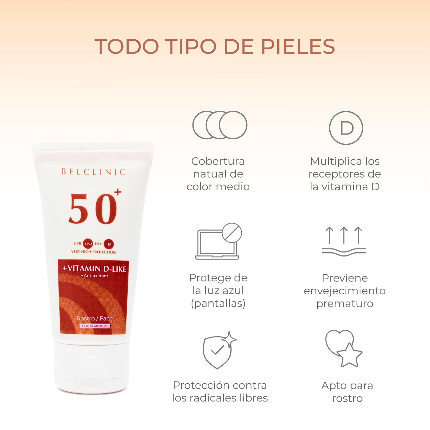 Solar Facial color 50+ SPF